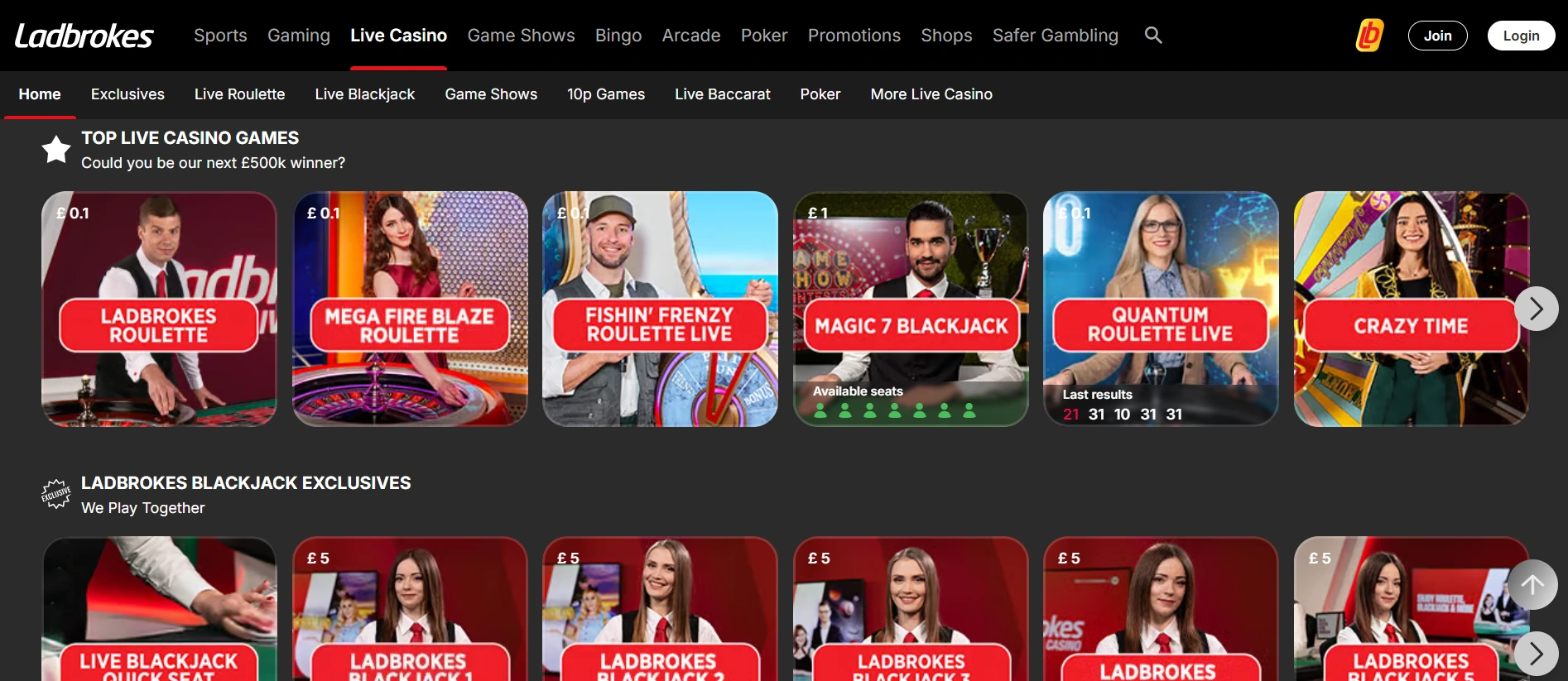 Ladbrokes online sázení